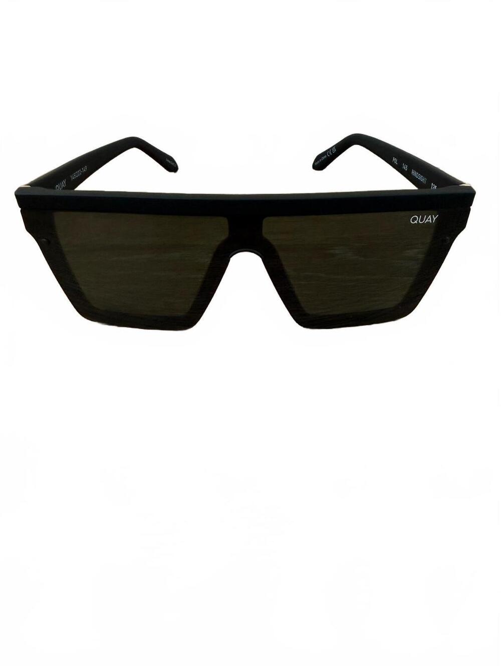 Quay Hindsight Polarized Black Sunglasses